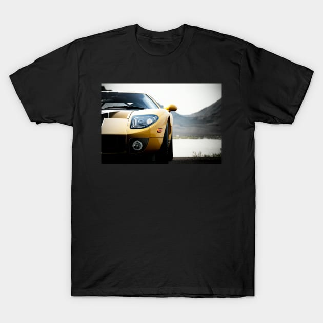 Ford GT 2006 the gt40 or gt50 new version close up nose T-Shirt by Guntah